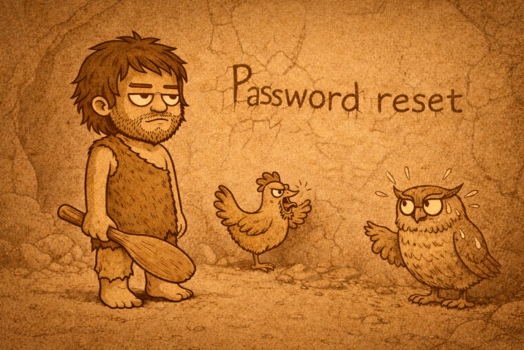 One-Legged Hen Password Reset
